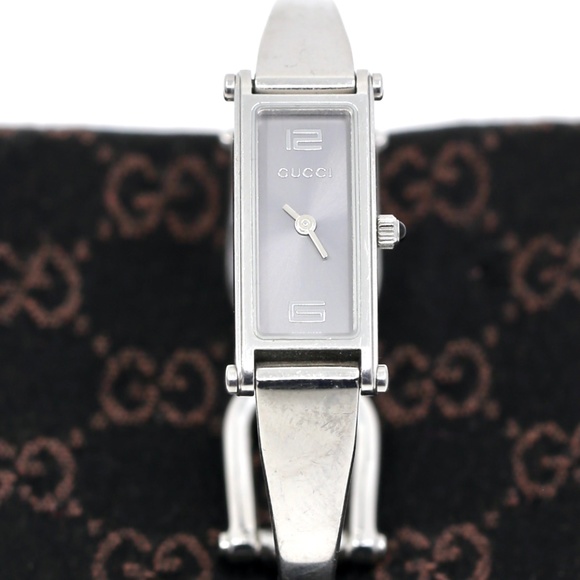Gucci Horsebit White Gold Plated Watch - Picture 9 of 11